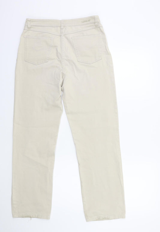 Hawkshead Womens Beige   Trousers  Size 12 L28 in