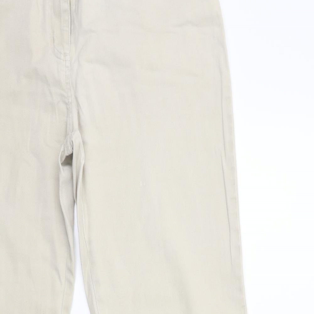 Hawkshead Womens Beige   Trousers  Size 12 L28 in