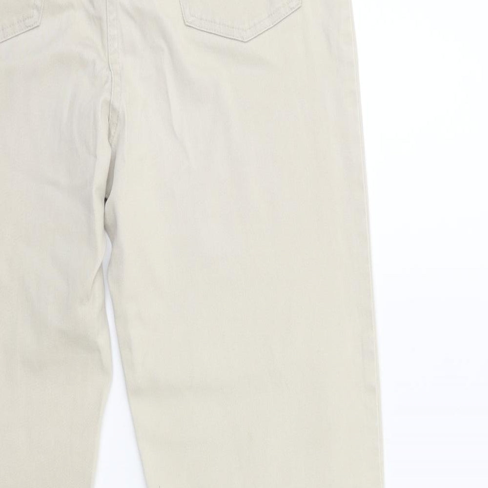 Hawkshead Womens Beige   Trousers  Size 12 L28 in