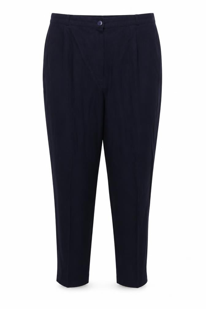Womens UK Size 16 Plus Collection Regular Fit  Blue Trousers