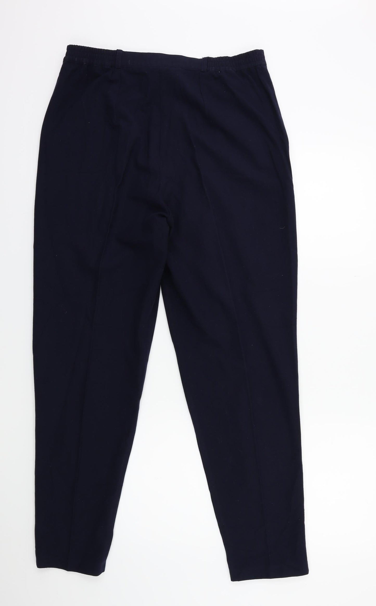 Womens UK Size 16 Plus Collection Regular Fit  Blue Trousers