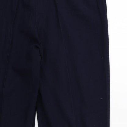 Womens UK Size 16 Plus Collection Regular Fit  Blue Trousers