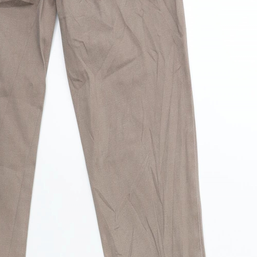 Womens UK Size S Reals Jeans Regular Fit Skinny Brown Jeans