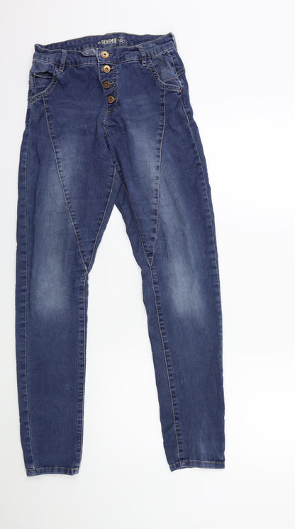 denim 1953 Womens Blue  Denim Skinny Jeans Size 8 L30 in