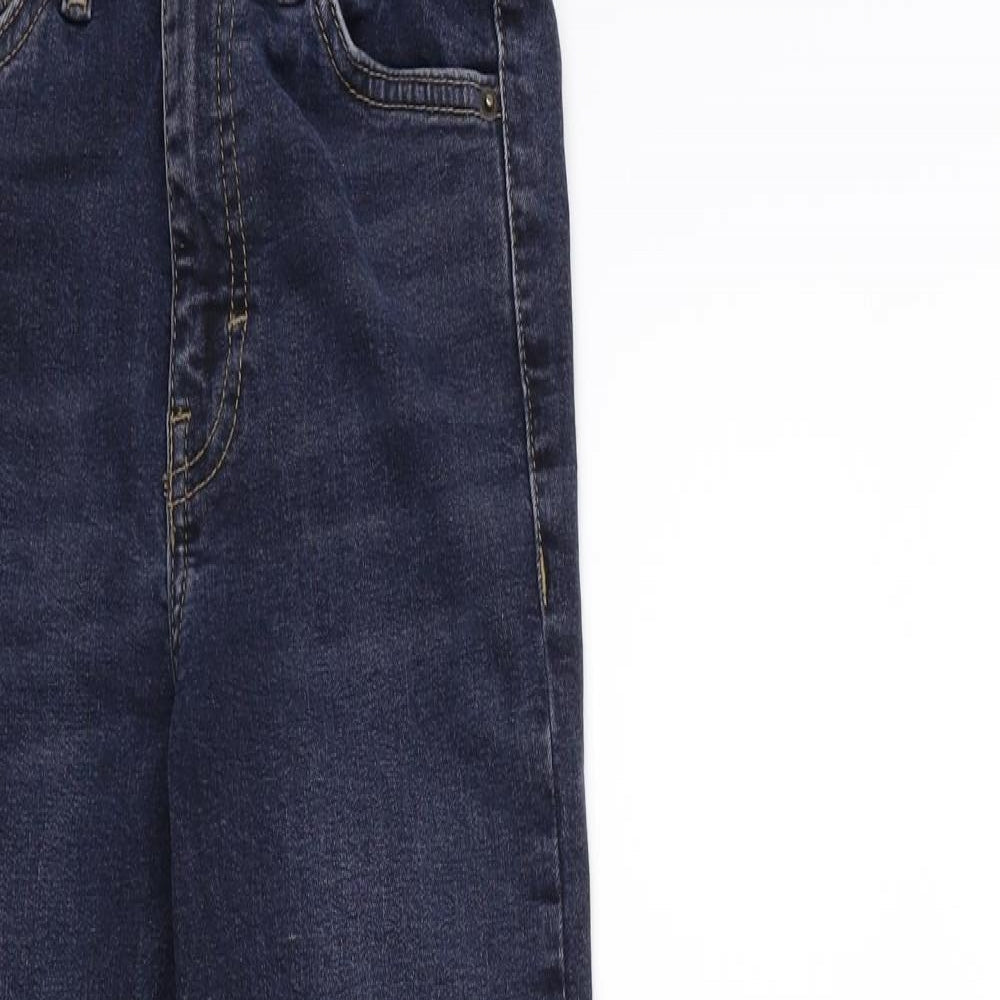 Topshop Womens Blue  Denim Skinny Jeans Size 25 in L30 in
