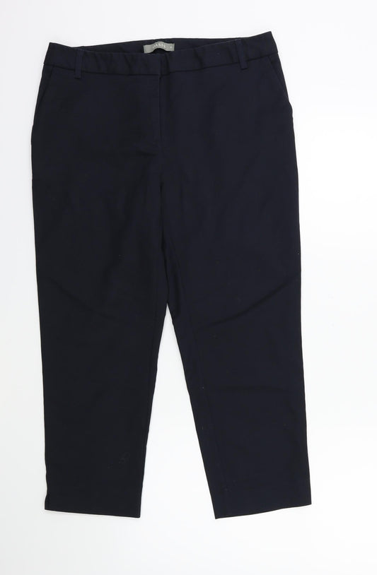 Womens UK Size 12 Oasis Regular Fit  Blue Trousers