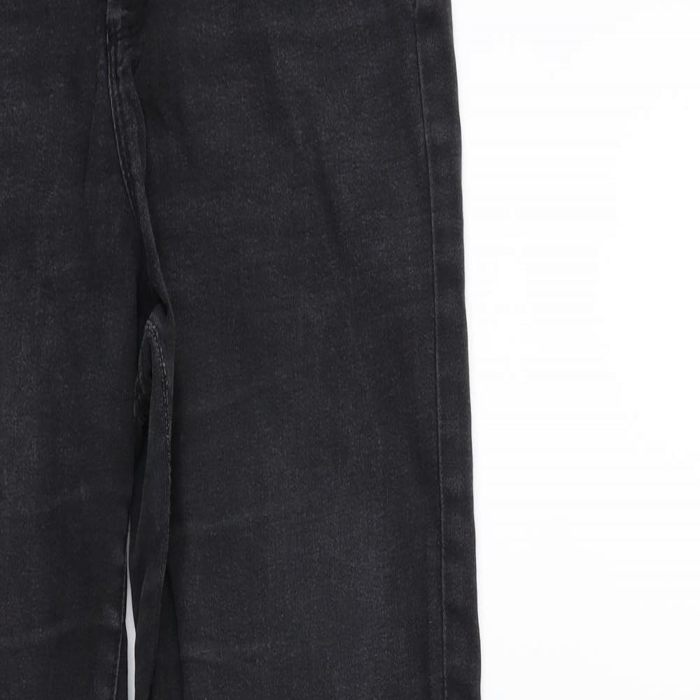 Denim & Co. Womens Grey  Denim Skinny Jeans Size 12 L28 in