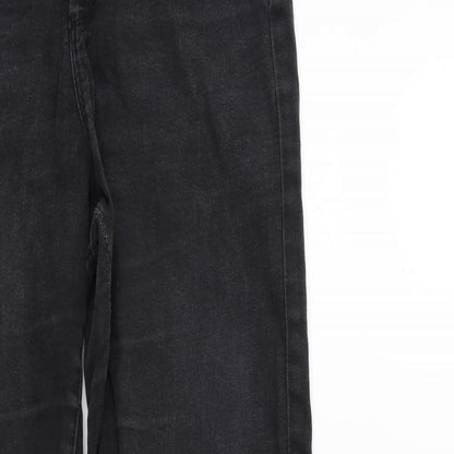 Denim & Co. Womens Grey  Denim Skinny Jeans Size 12 L28 in