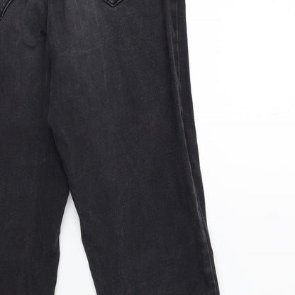 Denim & Co. Womens Grey  Denim Skinny Jeans Size 12 L28 in