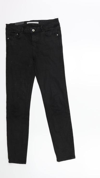 Zara Womens Black  Denim Skinny Jeans Size 26 in L26 in