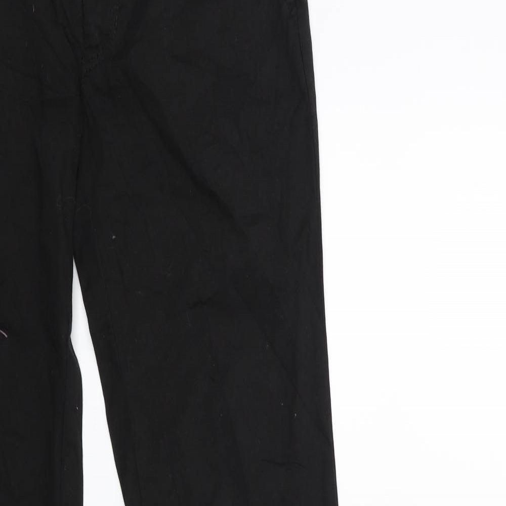 Womens UK Size 28 in Preworn Regular Fit  Black Trousers