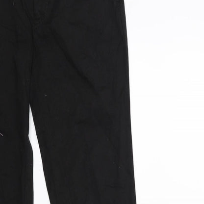 Womens UK Size 28 in Preworn Regular Fit  Black Trousers