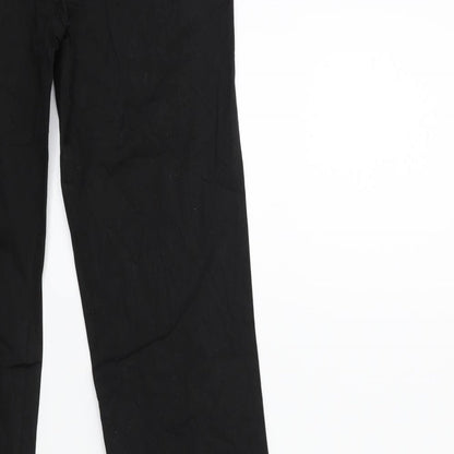Womens UK Size 28 in Preworn Regular Fit  Black Trousers