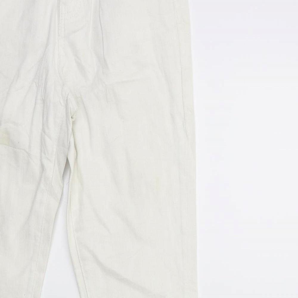 Noisy may Womens White  Denim Skinny Jeans Size 26 in L30 in