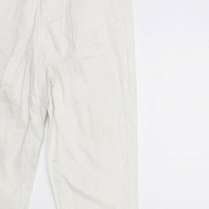 Noisy may Womens White  Denim Skinny Jeans Size 26 in L30 in