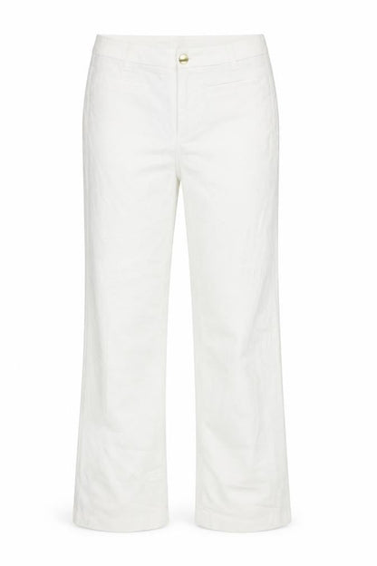 Womens UK Size 12 Cambio Regular Fit  White Jeans