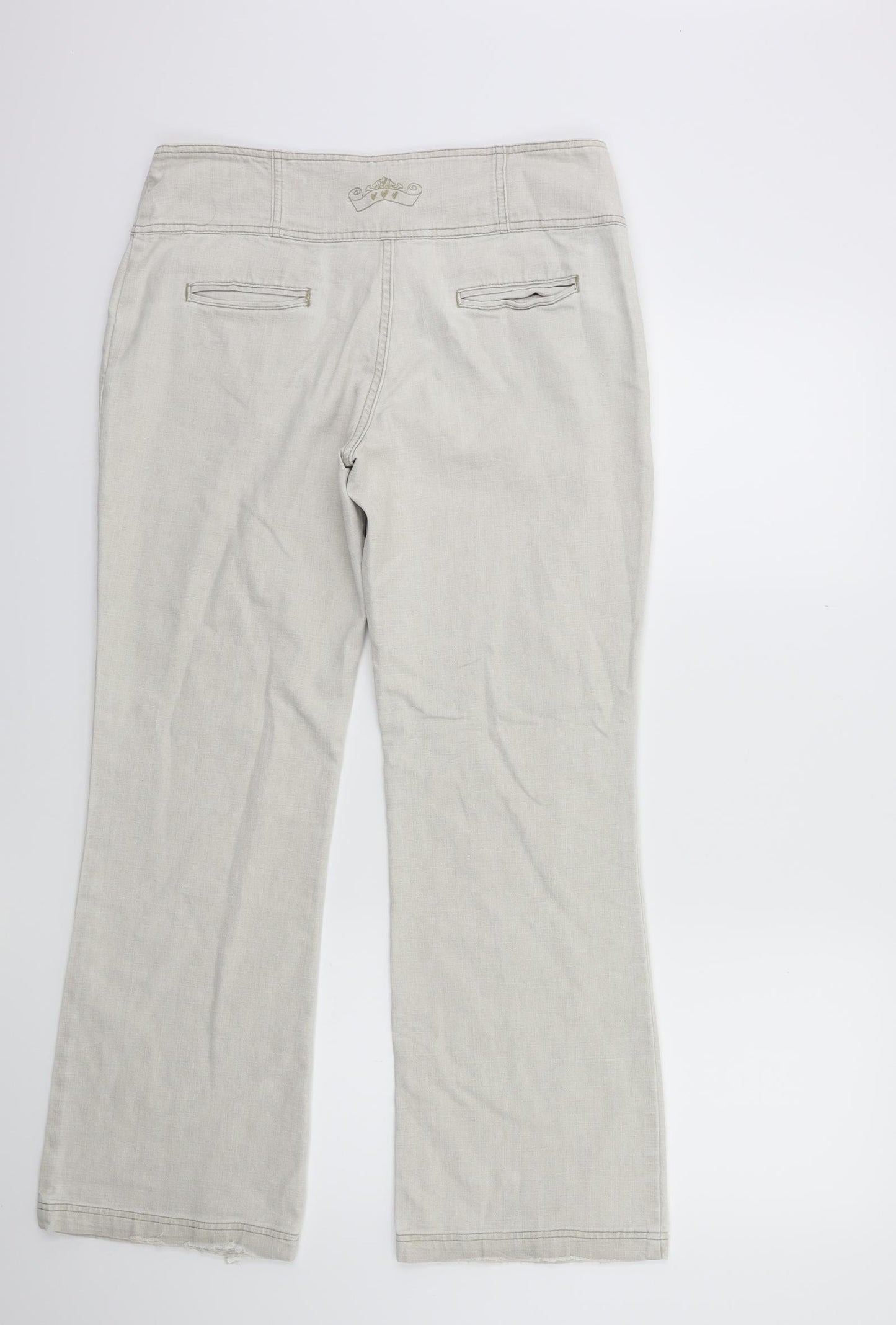 Per Una Womens Beige   Trousers  Size 14 L30 in