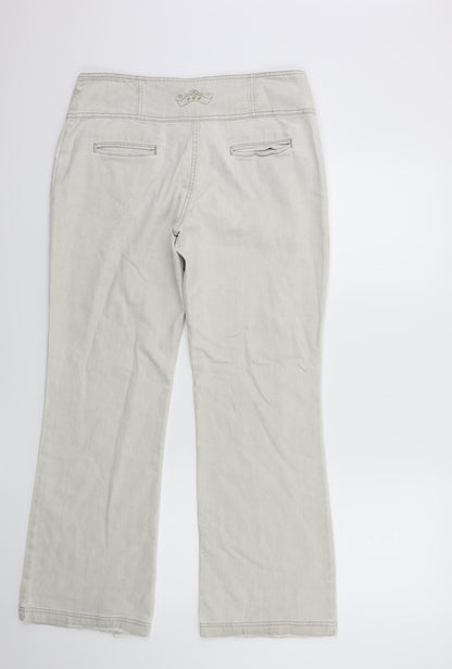 Per Una Womens Beige   Trousers  Size 14 L30 in