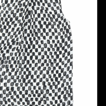 Womens UK Size 6 H&M Black Basic Button-Up