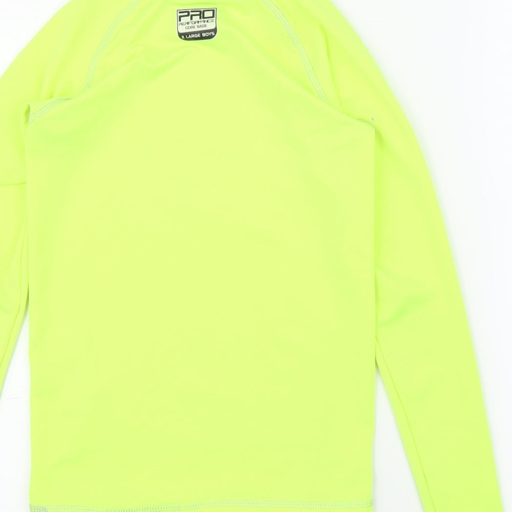 Pro Performance Boys Yellow   Basic T-Shirt Size XL