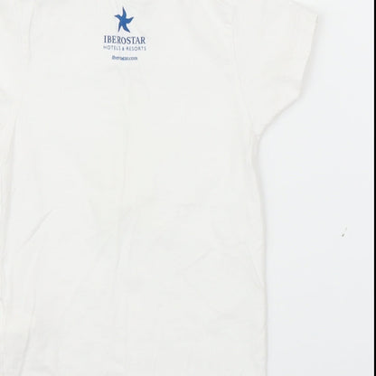 Monroy Sports Girls White   Basic T-Shirt Size 4 Years