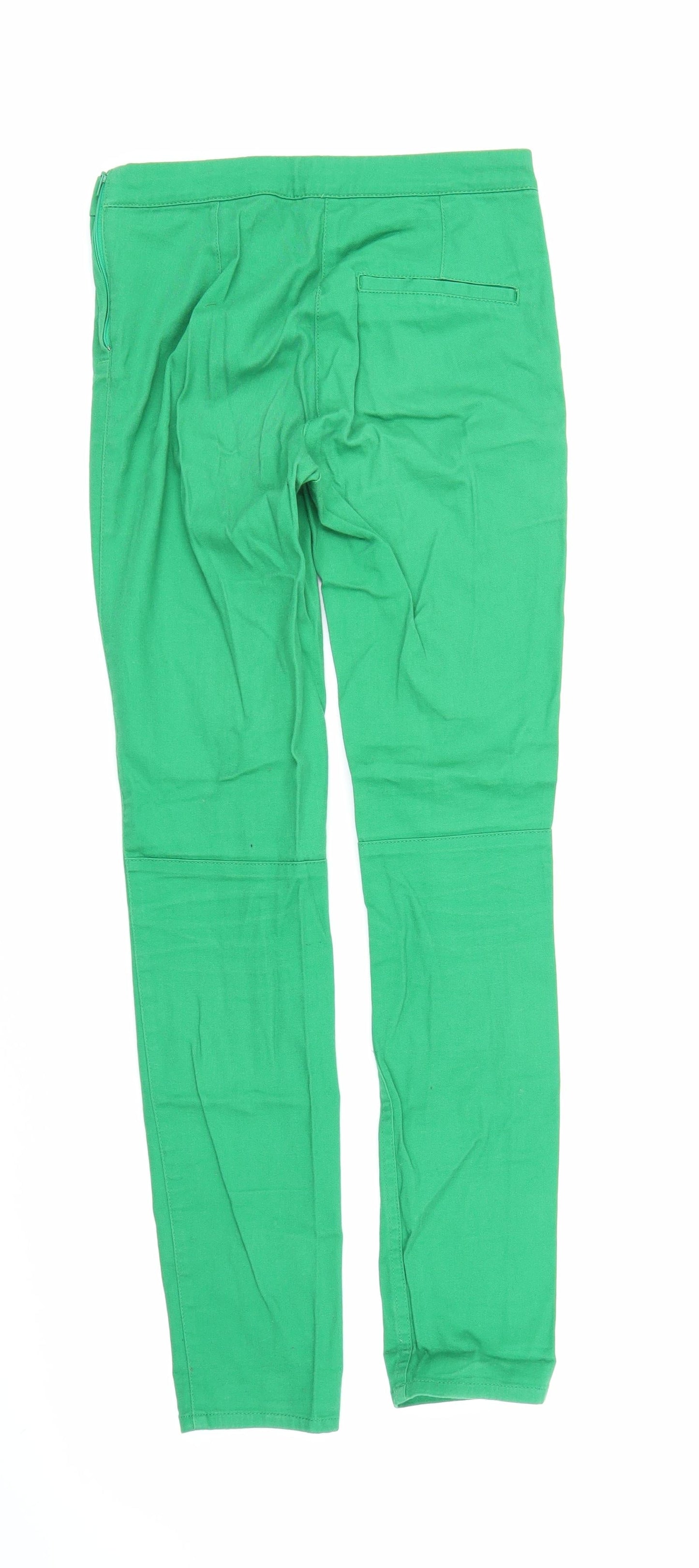Womens UK Size 6 H&M Regular Fit Jegging Green Jeans