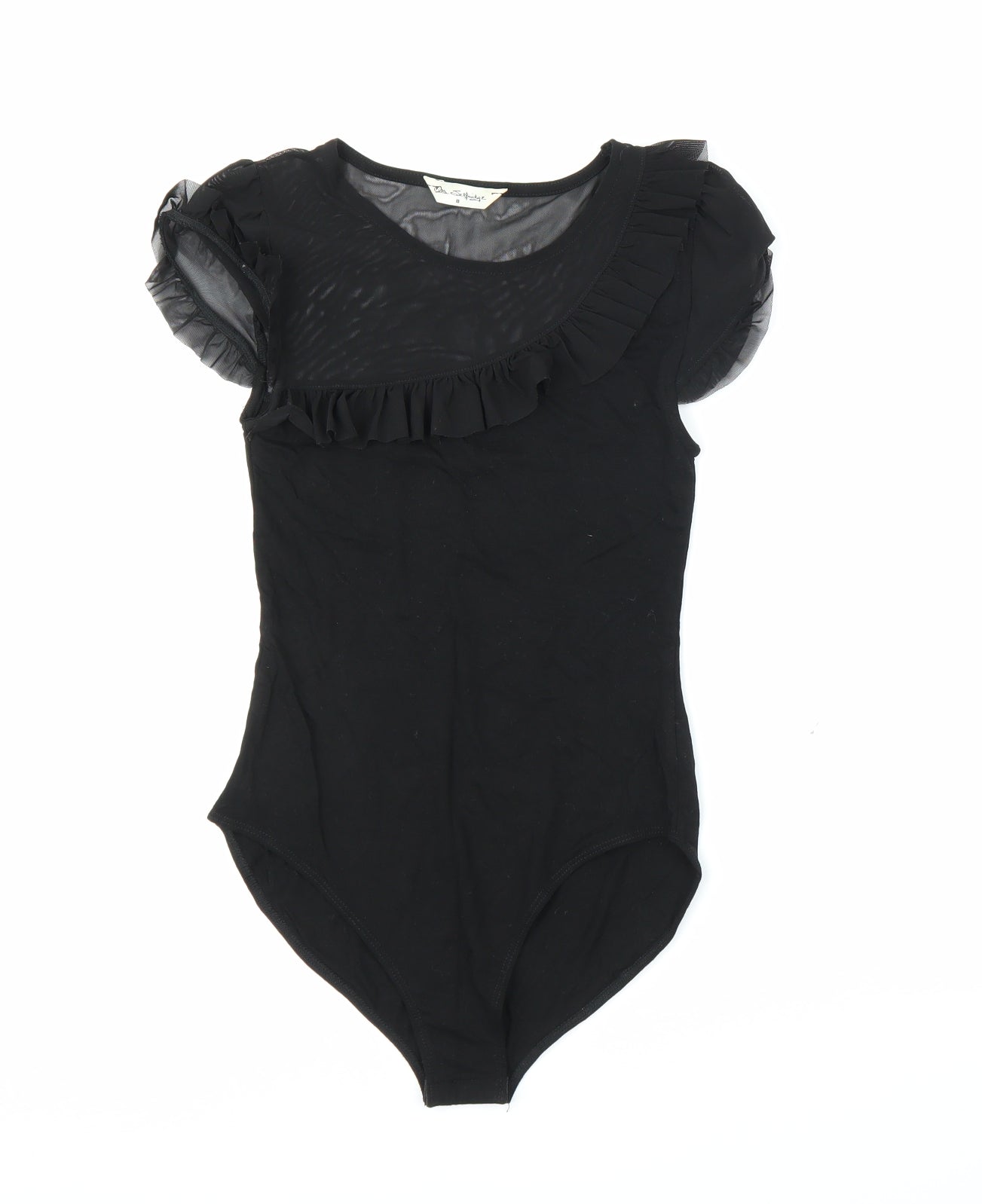 Miss Selfridge Womens Black   Leotard One-Piece Size 8