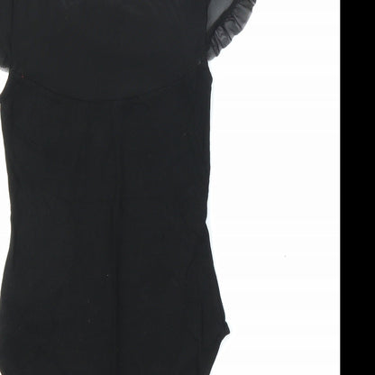 Miss Selfridge Womens Black   Leotard One-Piece Size 8