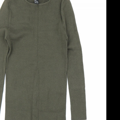 FOREVER 21 Womens Green   Jumper Dress  Size S