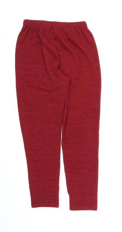 Womens UK Size M Preworn Regular Fit Sweatpants Purple Trousers