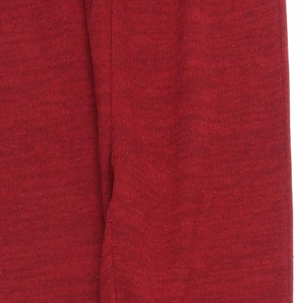 Womens UK Size M Preworn Regular Fit Sweatpants Purple Trousers