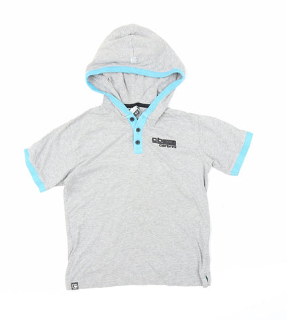 Carbini Boys Grey   Pullover Hoodie Size 8-9 Years