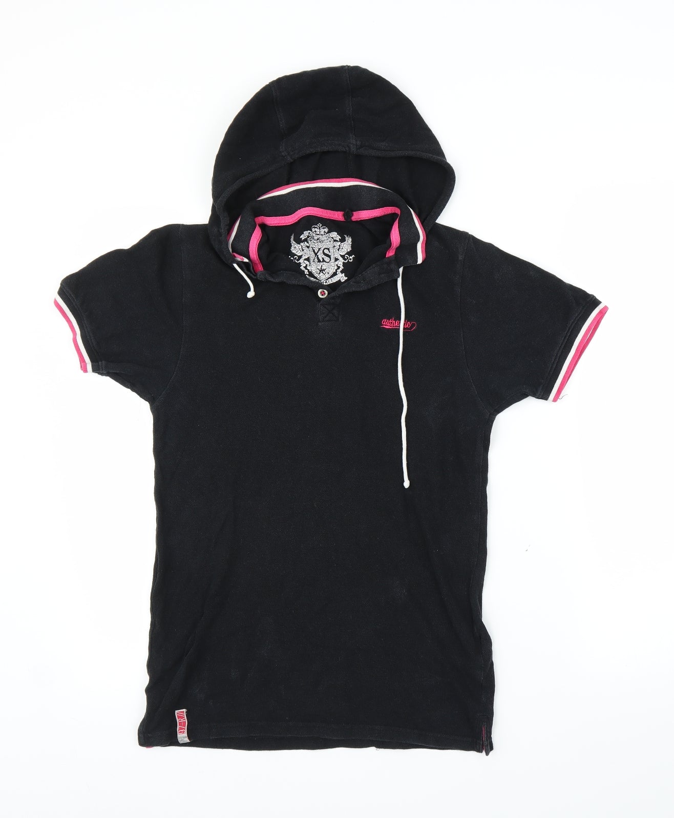 Authentic Womens Black   Tunic Polo Size XS