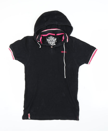 Authentic Womens Black   Tunic Polo Size XS