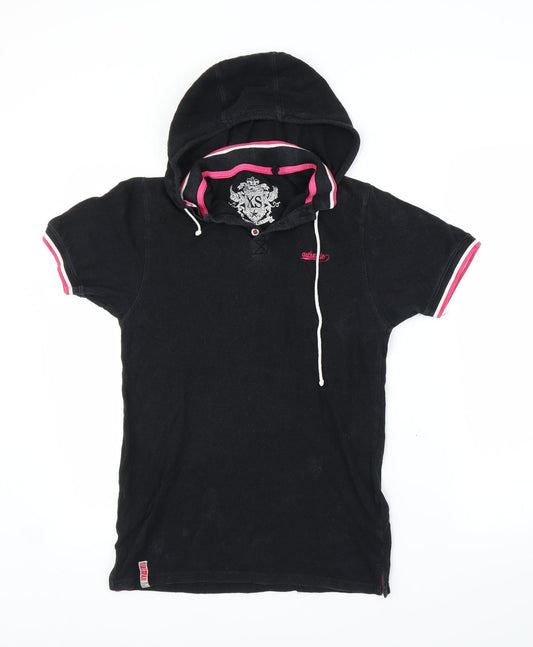 Authentic Womens Black   Tunic Polo Size XS