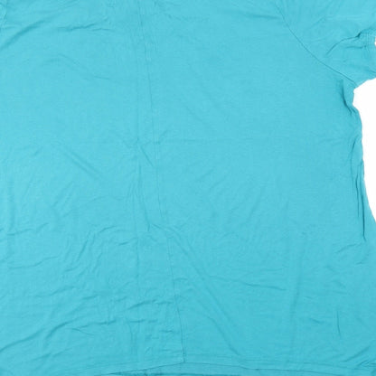 Womens UK Size XL Preworn Blue Basic Blouse