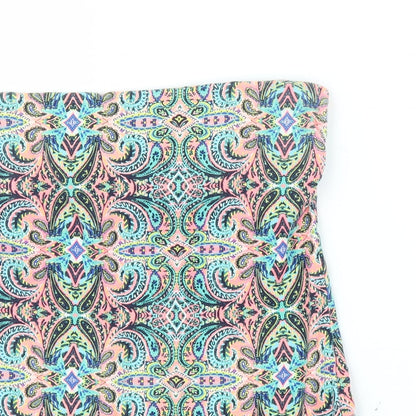 Matalan Womens Multicoloured Paisley  Cropped Blouse Size 14