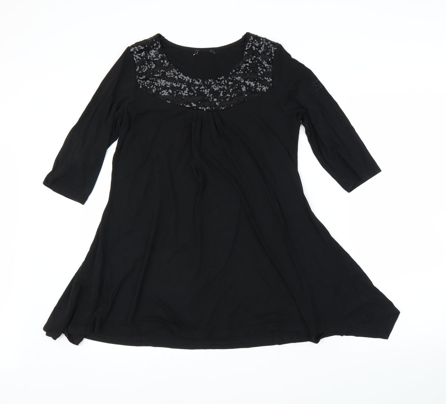 Preworn Womens Black   A-Line  Size L