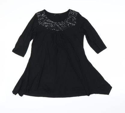 Preworn Womens Black   A-Line  Size L