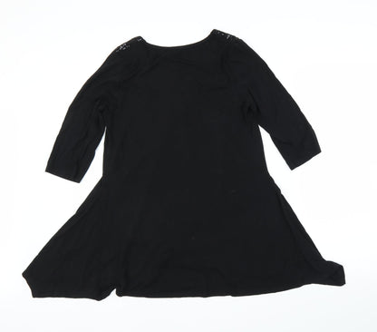 Preworn Womens Black   A-Line  Size L