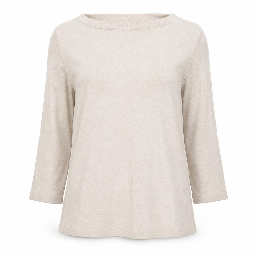 Womens UK Size 10 Cherokee Beige Basic Blouse