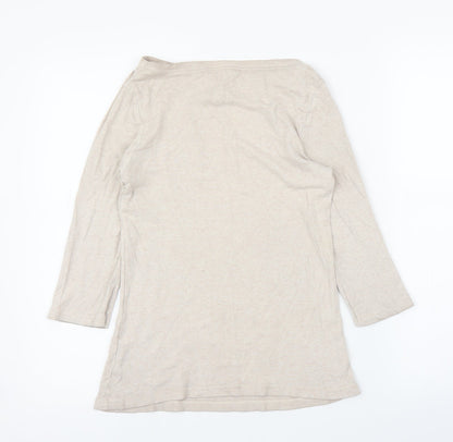 Cherokee Womens Beige   Basic Blouse Size 10