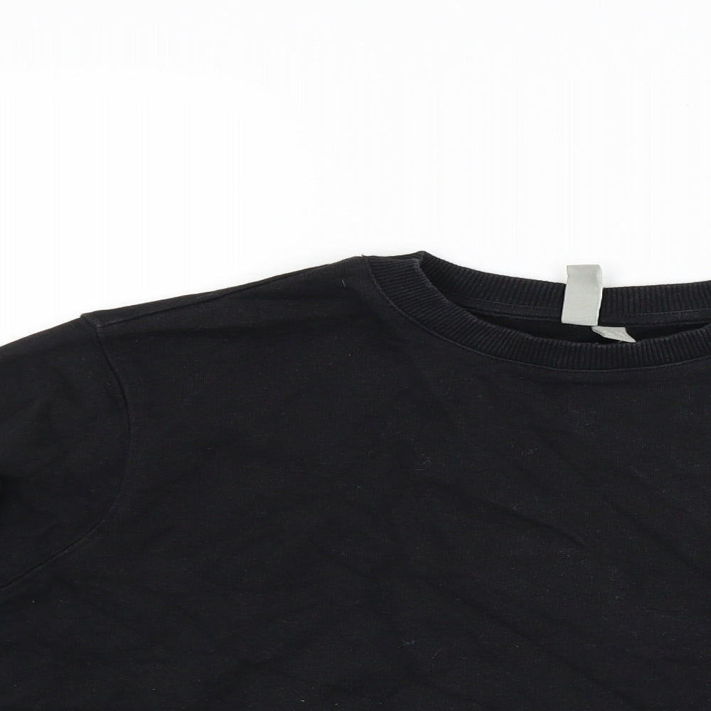 Womens UK Size 12 ASOS Black Pullover Sweatshirt