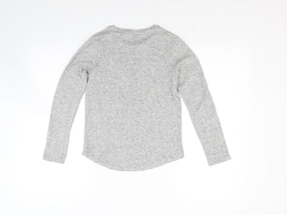George Girls Grey   Pullover Sweatshirt Size 10 Years  - New york