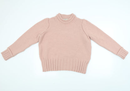 Next Womens Pink  Knit Pullover Jumper Size M