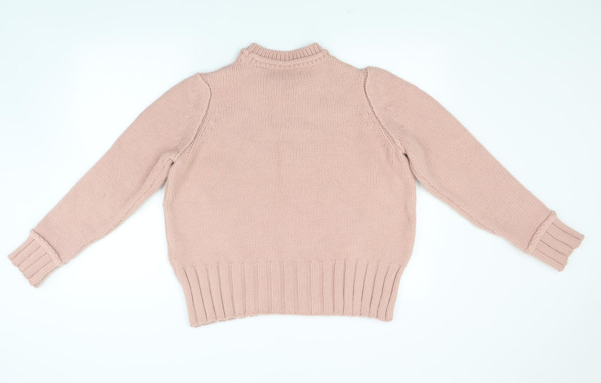 Next Womens Pink  Knit Pullover Jumper Size M