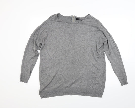 Atmosphere Womens Grey  Knit Pullover Jumper Size M