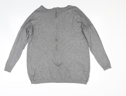 Atmosphere Womens Grey  Knit Pullover Jumper Size M
