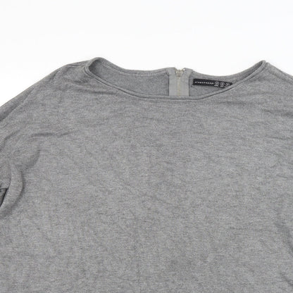 Atmosphere Womens Grey  Knit Pullover Jumper Size M