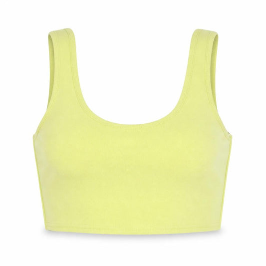 Womens UK Size 12 Boohoo Green Basic Tank